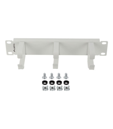 ORGANIZADOR DE CABLES LANBERG 3 ANILLAS 10 1U TIPO B GRIS