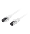 CABLE RED LANBERG LATIGUILLO CAT.8.1 S/FTP LSZH CU 1M BLANCO FLUKE PASSED