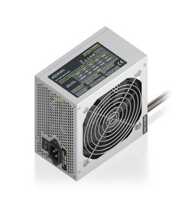 FUENTE ALIMENTACION AISENS ATX 500W OEM PLATA