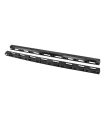 Organizador de cables vertical Lanberg AK-1210-B para armario rack de 42U y 800 mm de ancho, acero, 2 unidades, negro
