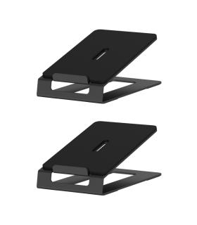 SOPORTE UNIVERSAL AISENS SOBREMESA ALTAVOCES NEGRO