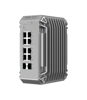 SWITCH INDUSTRIAL RUIJIE MANAGED POE 8G RJ45 2 SFP GIGABIT LAYER2