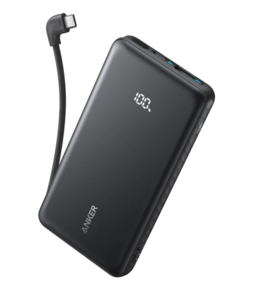 POWERBANK ANKER 10000 MAH 30W CON CON CABLE USB C INTEGRADO