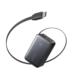 POWERBANK ANKER NANO 10000 MAH 45W CON CABLE USB C RETRACTIL