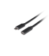 CABLE LANBERG USB C 31 MACHO HEMBRA 05M NEGRO