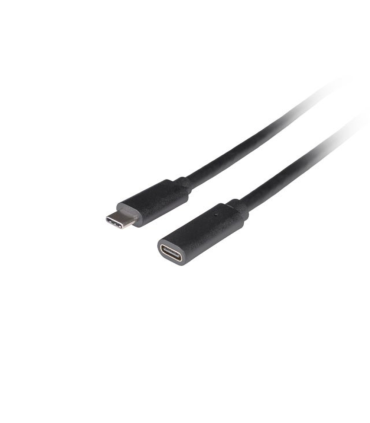 CABLE LANBERG USB C 31 MACHO HEMBRA 05M NEGRO