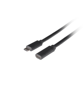 CABLE LANBERG USB C 31 MACHO HEMBRA 15M NEGRO