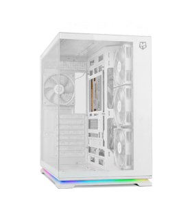 CAJA NOX ATX SEMITORRE HUMMER GALAXY ARGB BLANCA