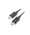 CABLE LANBERG DISPLAYPORT 4K V1.2 MACHO/MACHO 0.5M NEGRO