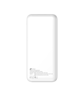LEOTEC POWERBANK 20000MAH 225W PD20W BLAN 1 USB C2USB A INC USB A A USB C