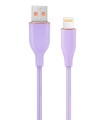 CABLE DE CARGA Y DATOS GEMBIRD DE SILICONA PREMIUM DE 8 CLAVIJAS 1,5 M VIOLETA