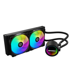 VENTILADOR GENESIS REFRIGERACION LIQUIDA HYDRIA 240 ARGB 120MM PASTA TERMICA