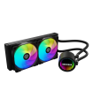 VENTILADOR GENESIS REFRIGERACION LIQUIDA HYDRIA 240 ARGB 120MM + PASTA TERMICA