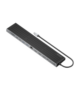 USB C DOCK AISENS 13 EN 1 USB C A 2XHDMI 1XDP 1XRJ45 1XSD 1XRANURA KENSINGTON