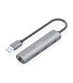 USB3.0 DOCK AISENS USB-A A ETHERNET GIGABIT HUB 3XUSB-A GRIS 15CM