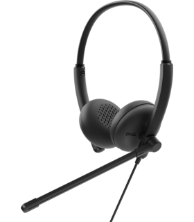 AURICULARES DELL WH125 NEGRO MICROFONO ALAMBRICO USB A