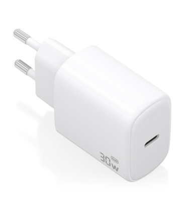 CARGADOR AISENS GAN 30W 1XUSB C PD30 BLANCO