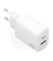 CARGADOR AISENS GAN 30W 1XUSB-C PD3.0 QC4.0 1XUSB-A QC3.0 BLANCO
