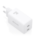CARGADOR AISENS GAN 65W 2XUSB C PD30 QC40 BLANCO