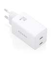 CARGADOR AISENS GAN 65W 2XUSB-C PD3.0 QC4.0 BLANCO