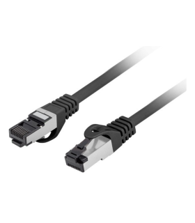 CABLE RED LANBERG LATIGUILLO CAT81 S FTP LSZH CU 3M NEGRO FLUKE PASSED