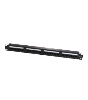 PATCH PANEL WP CAT6 UTP 24 NEGRO