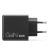 CARGADOR LENOVO DUAL USB C 65W GAN NEGRO