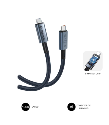 CABLE HIGH 240W C C USB40 8K 15M