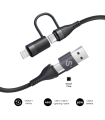 CABLE TOP 4IN1 60W C-C-L-A 1M