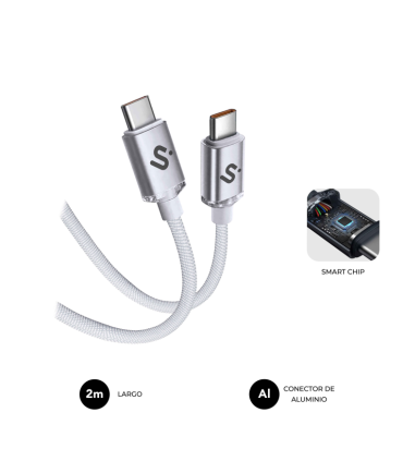 CABLE OPTIMUS 60W C C 2M WHITE