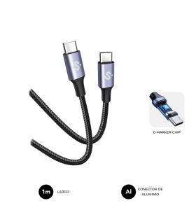 CABLE PLUS 100W C C 1M BLACK