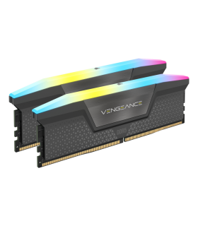 DDR5 CORSAIR VENGEANCE RGB 32GB 6000 AMD XMP CL30 NEGRA
