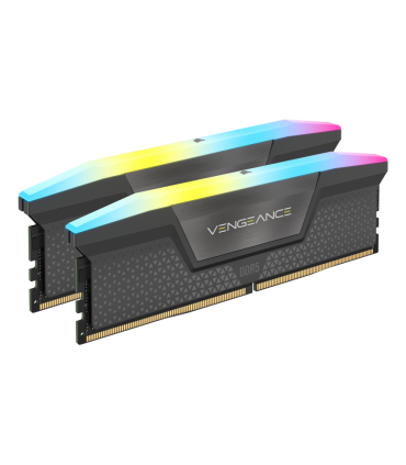 DDR5 CORSAIR VENGEANCE RGB 32GB 6000 AMD XMP CL30 NEGRA