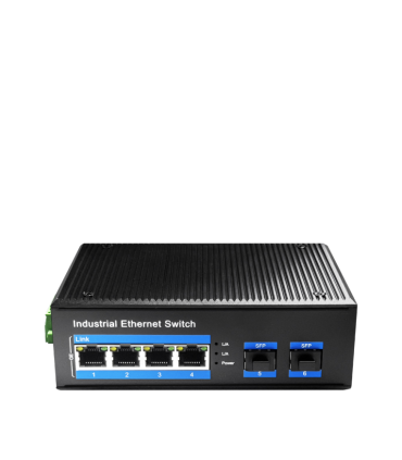 SWITCH CUDY 4 PORT GIGABIT INDUSTRIAL POE WITH 2 GIGABIT SFP PORT
