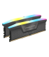 DDR5 CORSAIR VENGEANCE RGB 16GB 6000 AMD XMP CL36 GRIS