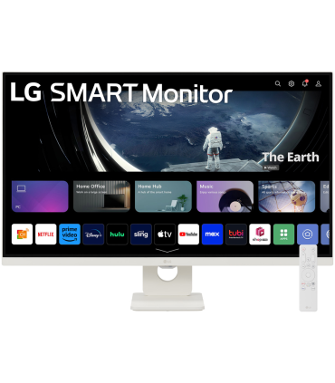 MONITOR LG 32U721SA W 32 UHD 4K SMART WEBOS24 USB C 65W