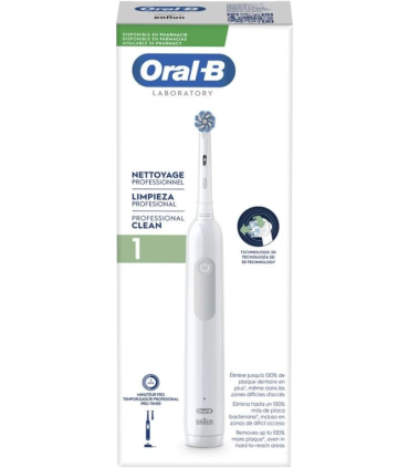CEPILLO DENTAL BRAUN ORAL B LAB PRO1 CLEAN BLANCO