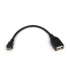 CABLE 3GO MICRO USB USB M H OTG 20 15CM