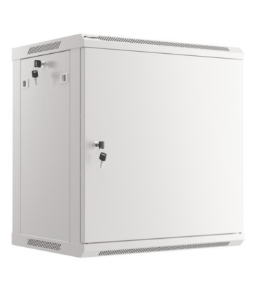 ARMARIO RACK 19 MURAL 12U 600X450 PARA AUTOMONTAJE CON PUERTA METALICA GRIS