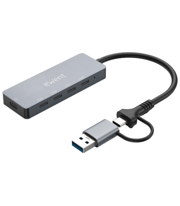 HUB EWENT EW1151 USB C USB A 4 PUERTOS 10GBPS