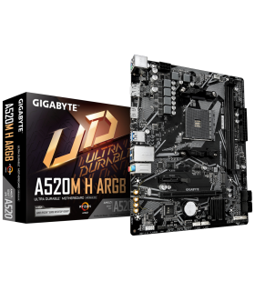 PLACA BASE GIGABYTE A520M H ARGB AM4 MICROATX
