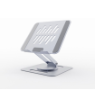 Soporte elevador para portátil Gembird NBS-DR1-01, de 11" a 15,6", giratorio 360°, altura regulable, plegable, gris espacial