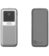 LEOTEC POWERBANK 10000MAH 35W FAST CHRG PLATA 1USB C1 CAB RETRACTIL USB C 1 CAB RETRACTIL LIGHT