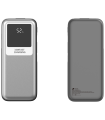 LEOTEC POWERBANK 10000MAH 35W FAST CHRG PLATA 1USB-C+1 CAB RETRACTIL USB-C +1 CAB RETRACTIL LIGHT