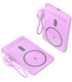 LEOTEC POWERBANK 5000MAH 20W FAST CHRG PURPURA 1USB-C+WIRELESS INC LAN CAB USB-C A USB-C 65W