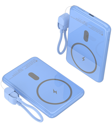 LEOTEC POWERBANK 5000MAH 20W FAST CHRG AZUL 1USB CWIRELESS INC LAN CAB USB C A USB C 65W