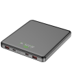 LEOTEC POWERBANK 20000MAH 100W FAST CHRG GRIS 2USB-C+2 USB-A INC CAB USB-C A USB-C65W