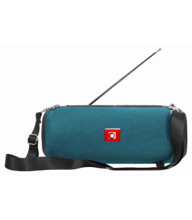 ALTAVOZ PORTATIL GEMBIRD SPK BT 17 G COM RADIO FM 2X5W RMS BLUETOOTH VERDE