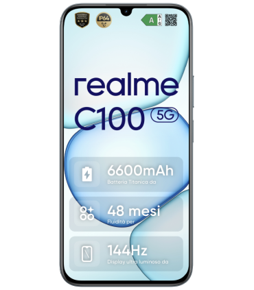 realme C100 5G 173 cm 68 SIM doble Android 160 USB Tipo C 4 GB 256 GB 6600 mAh Verde