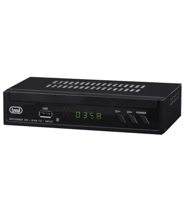 DECODIFICADOR TDT TREVI 3378 T2 HDMI USB 2 MANDOS